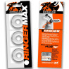 Oxballs Lot de 3 Cockrings Ringer Max 20 mm Transparents